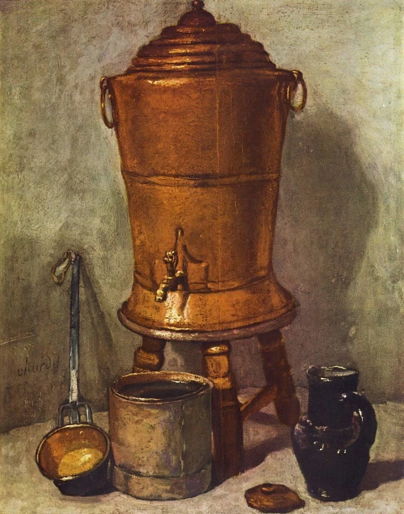 Jean Siméon Chardin - La cisterna di rame, Louvre, Parigi